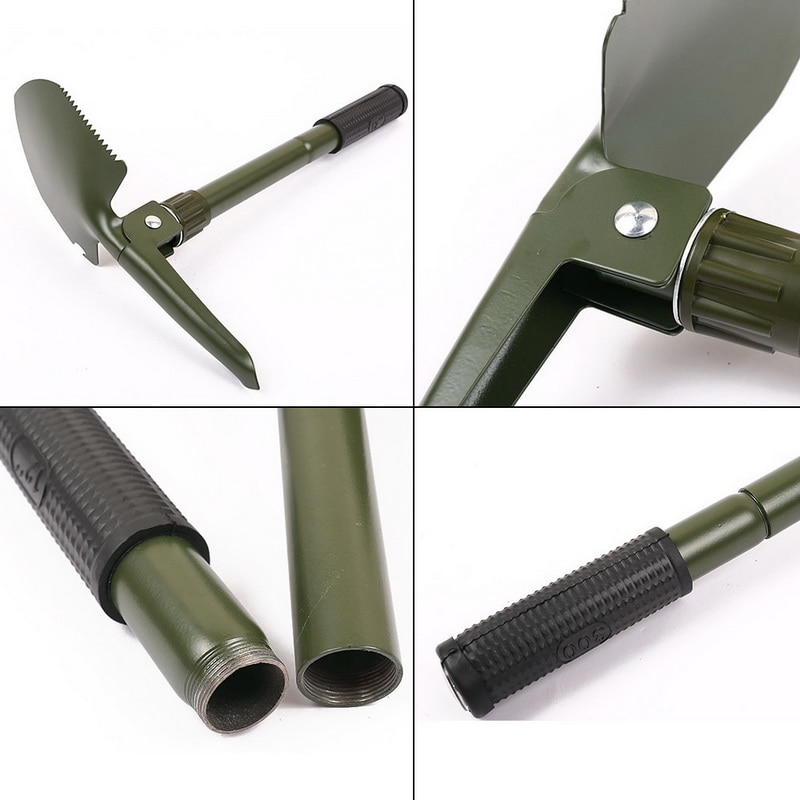 Military Portable Folding Shovel For Survival Multifunction Shovel Stainless Steel Spade Trowel Camping Outdoor Garden Tools