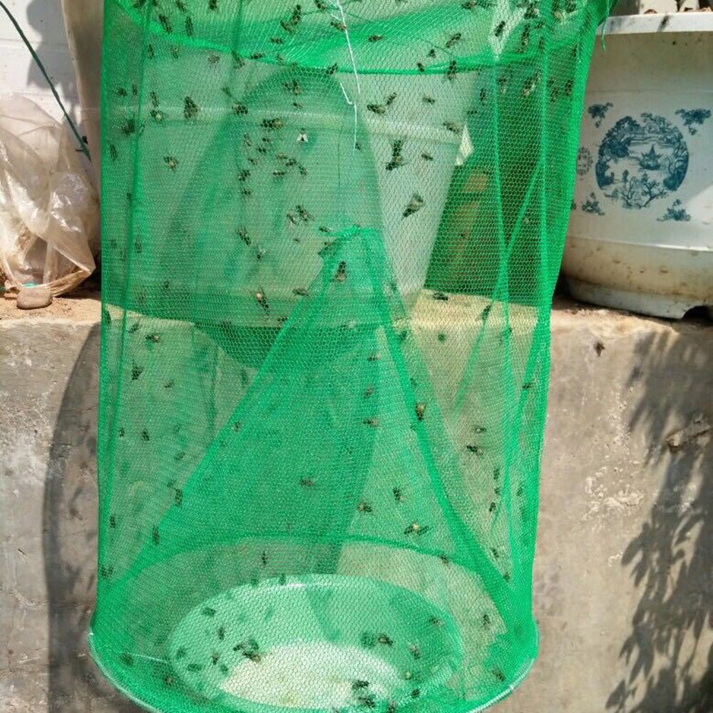 10/6/3/1PCS Hanging Flycatcher Reusable Folding Fly Trap Summer Mosquito Trap Top Catcher Fly Wasp Insect Bug Killer Fly Catcher